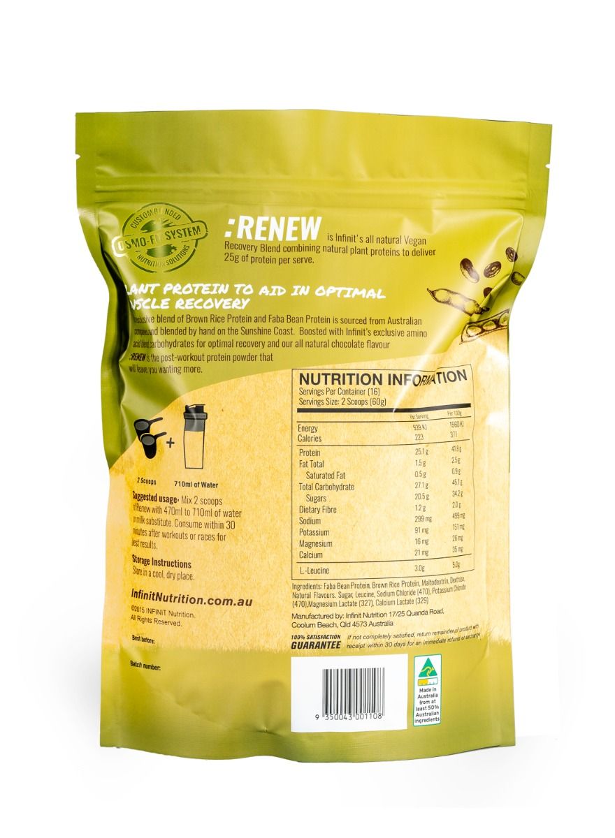 Infinit Renew - Vegan Chocolate Protein